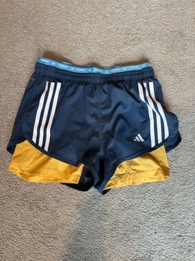 adidas Mustard Yellow Slim Fit Top with Interior Branding